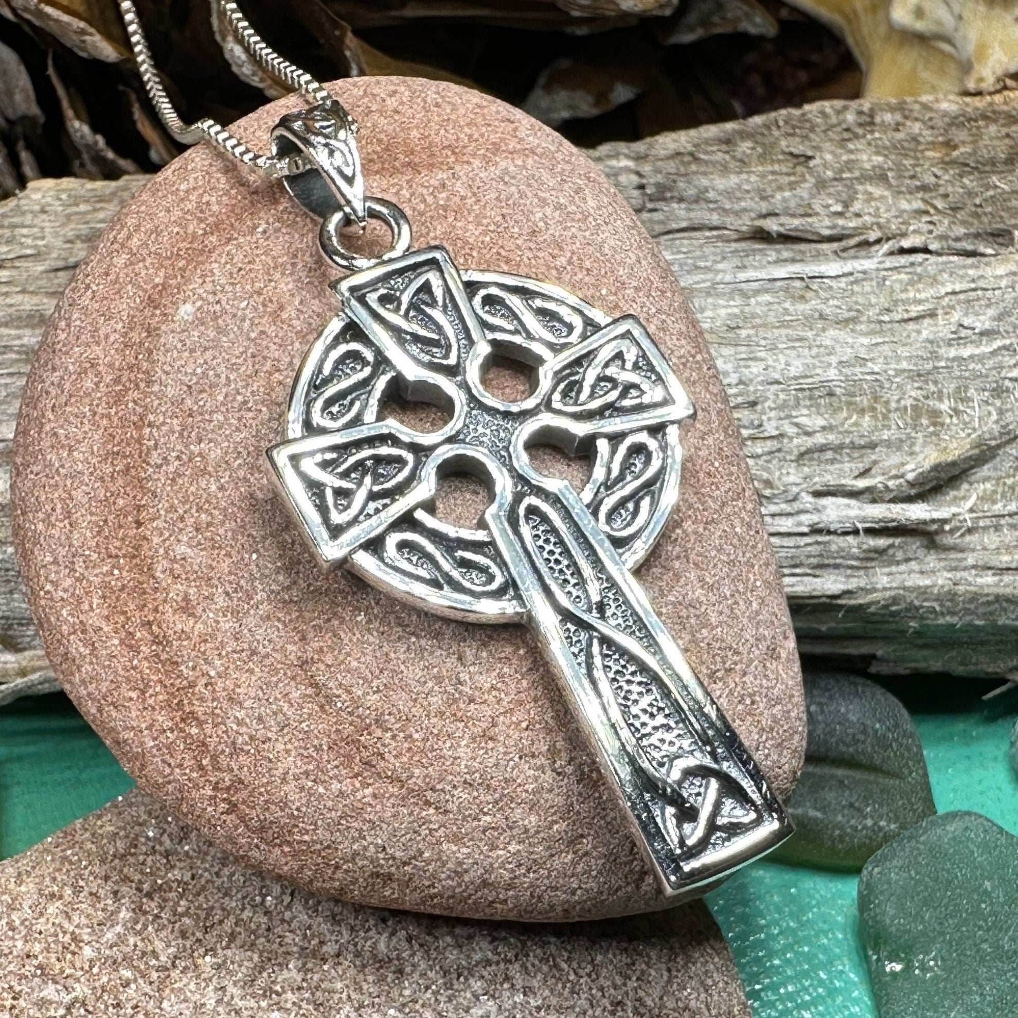 Dedication Celtic Cross Necklace - 18