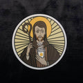 Coffee Cleric Vinyl Sticker – Divine Brew for Holy Mornings - 
