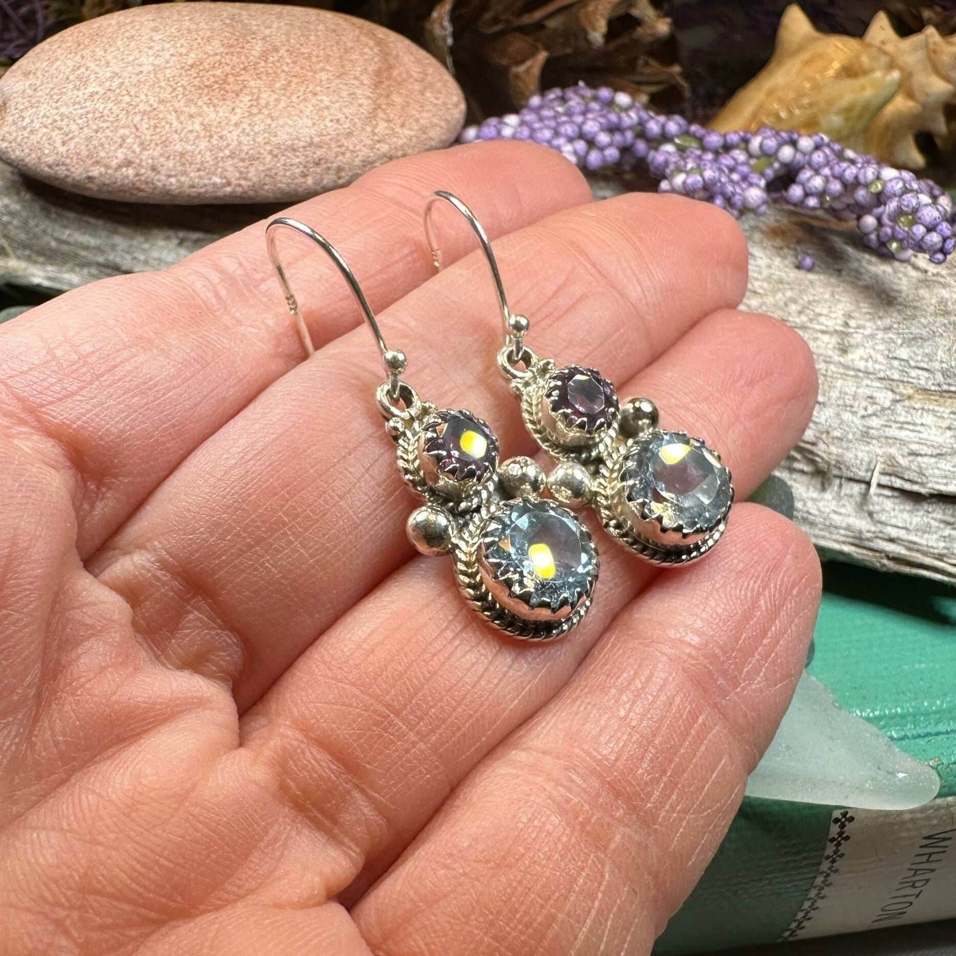 Courtly Love Amethyst Earrings - 