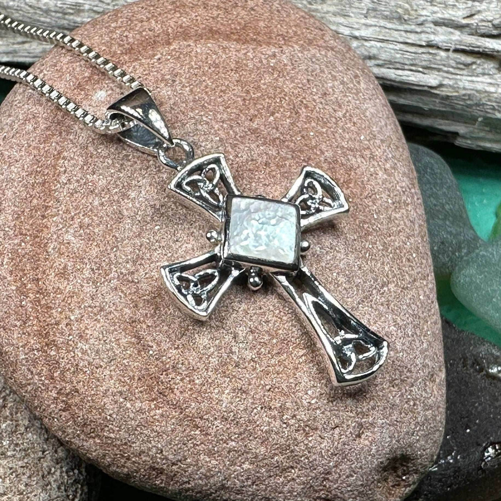 Divinity Celtic Cross Necklace - 18