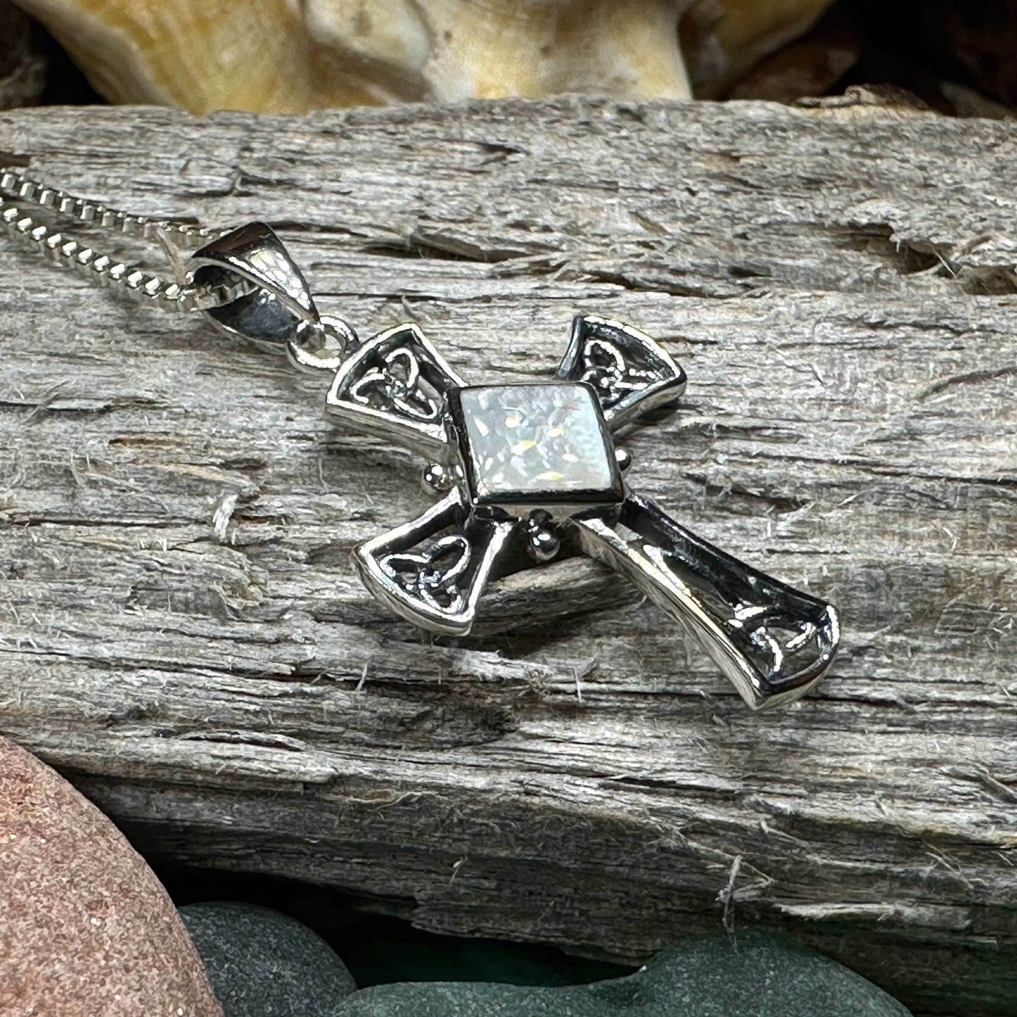 Divinity Celtic Cross Necklace - 18