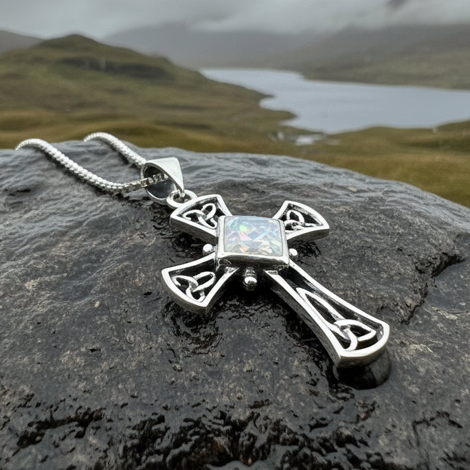Divinity Celtic Cross Necklace