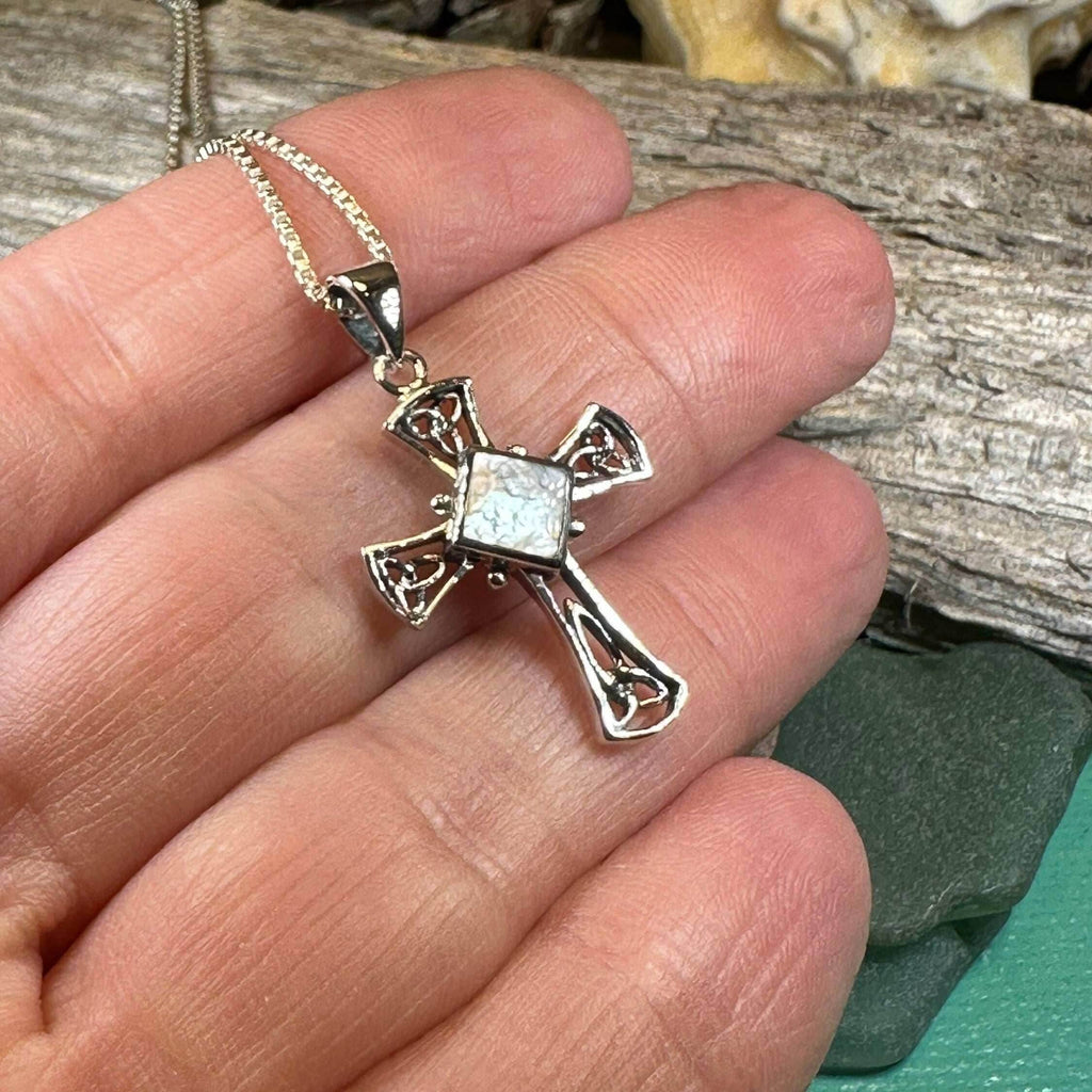 Divinity Celtic Cross Necklace - 18