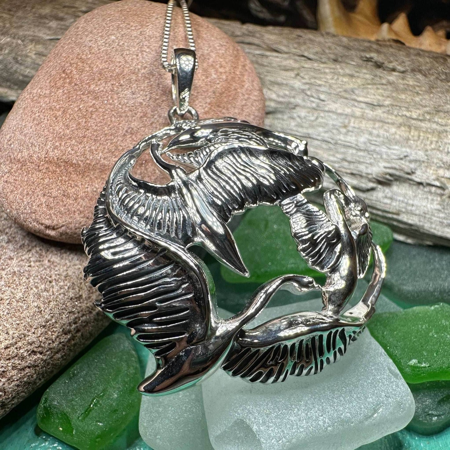 Children of Lir Swan Necklace - 18