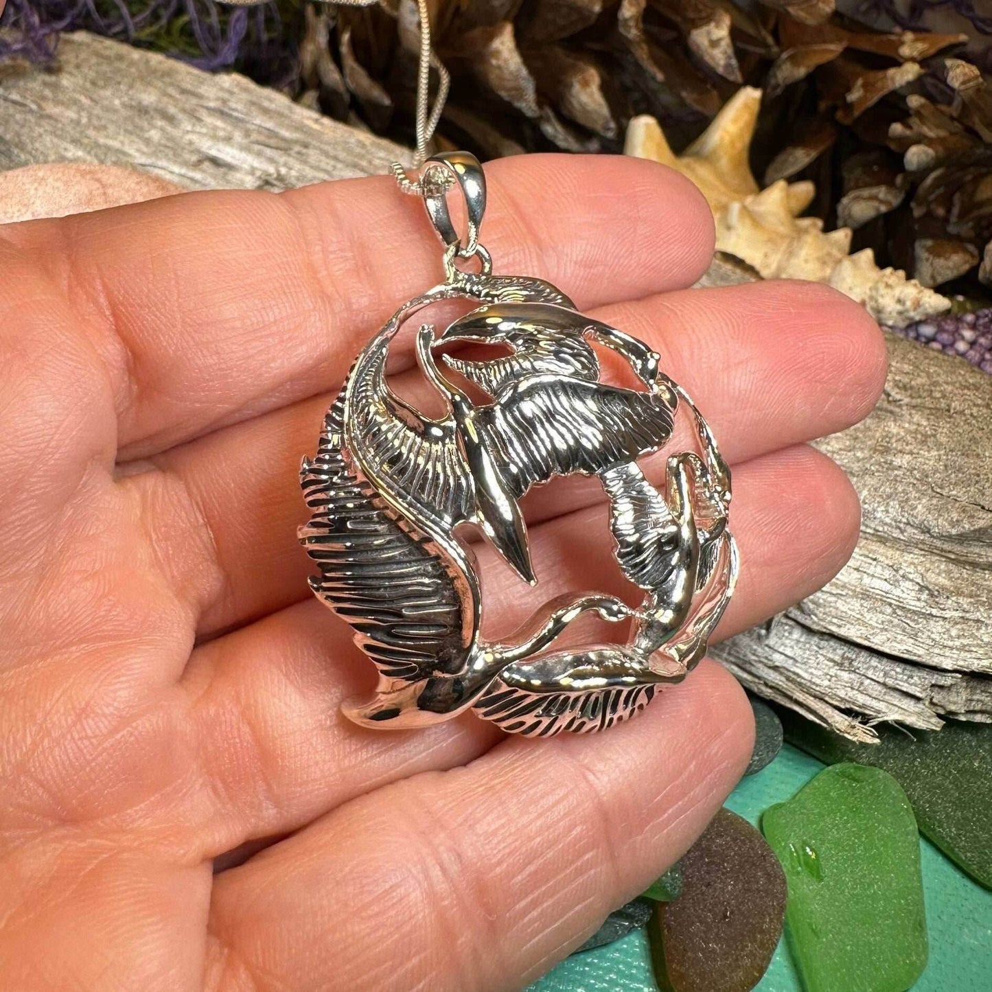 Children of Lir Swan Necklace - 18