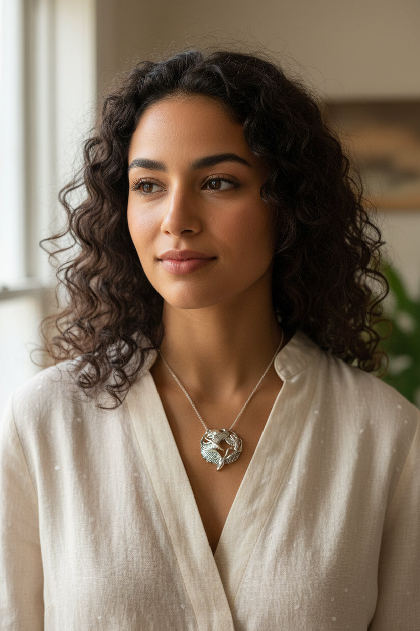 Children of Lir Swan Necklace