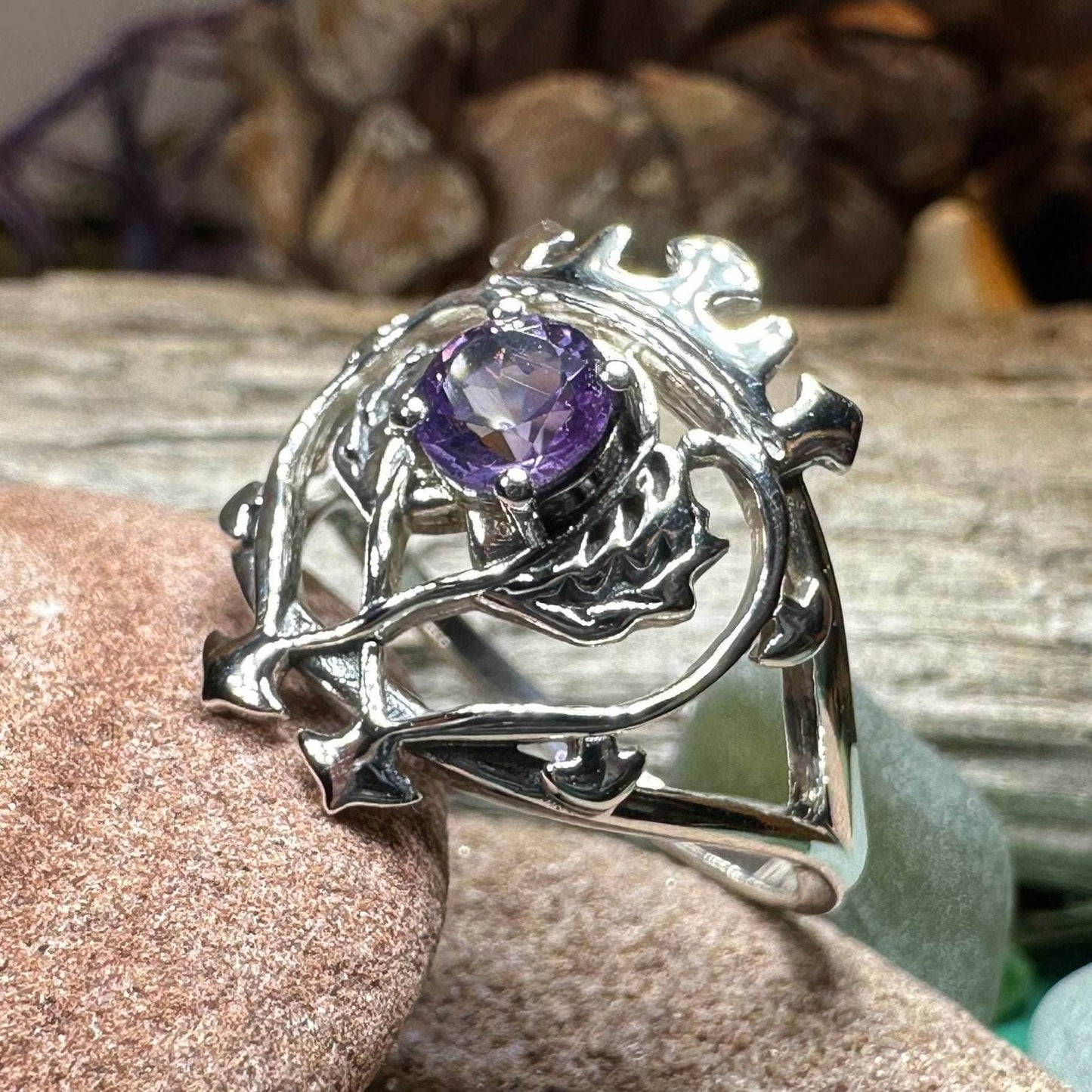 Dedication Luckenbooth Amethyst Ring - 5