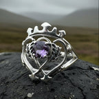 Dedication Luckenbooth Amethyst Ring