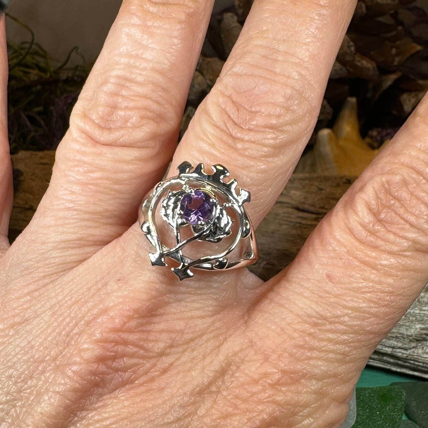 Dedication Luckenbooth Amethyst Ring - 5