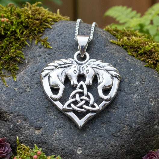 Cheval Celtic Horse Necklace
