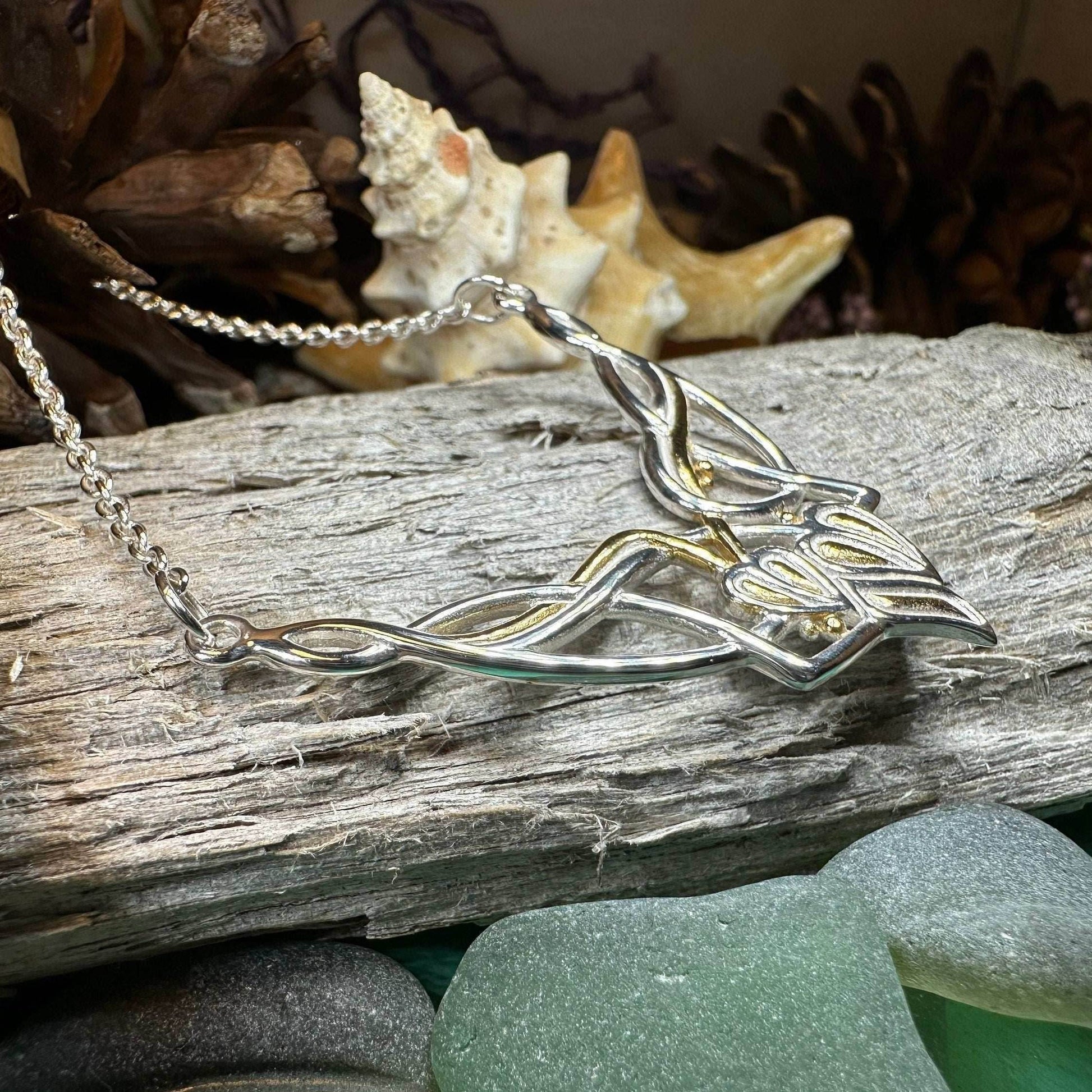 Meadow Celtic Leaf Necklace - 