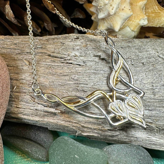Meadow Celtic Leaf Necklace - 