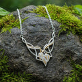 Meadow Celtic Leaf Necklace