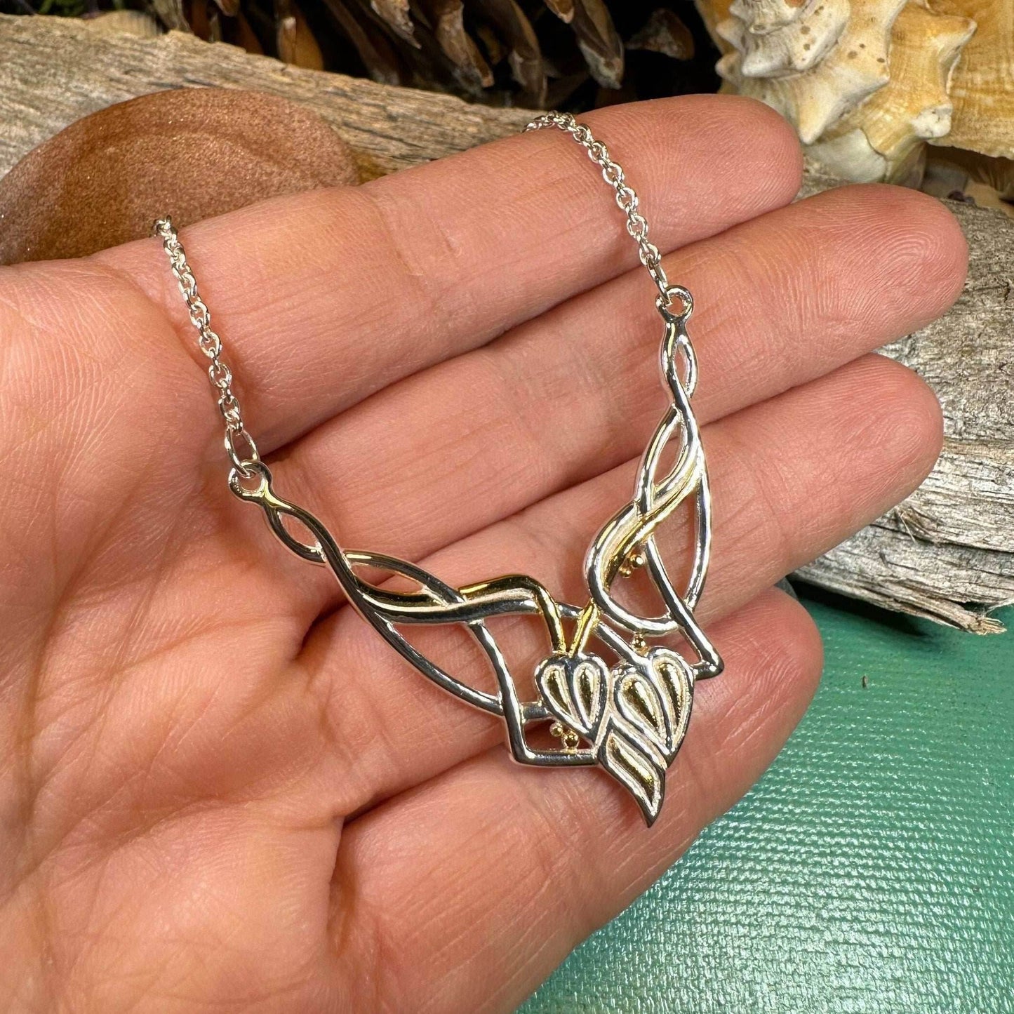 Meadow Celtic Leaf Necklace - 