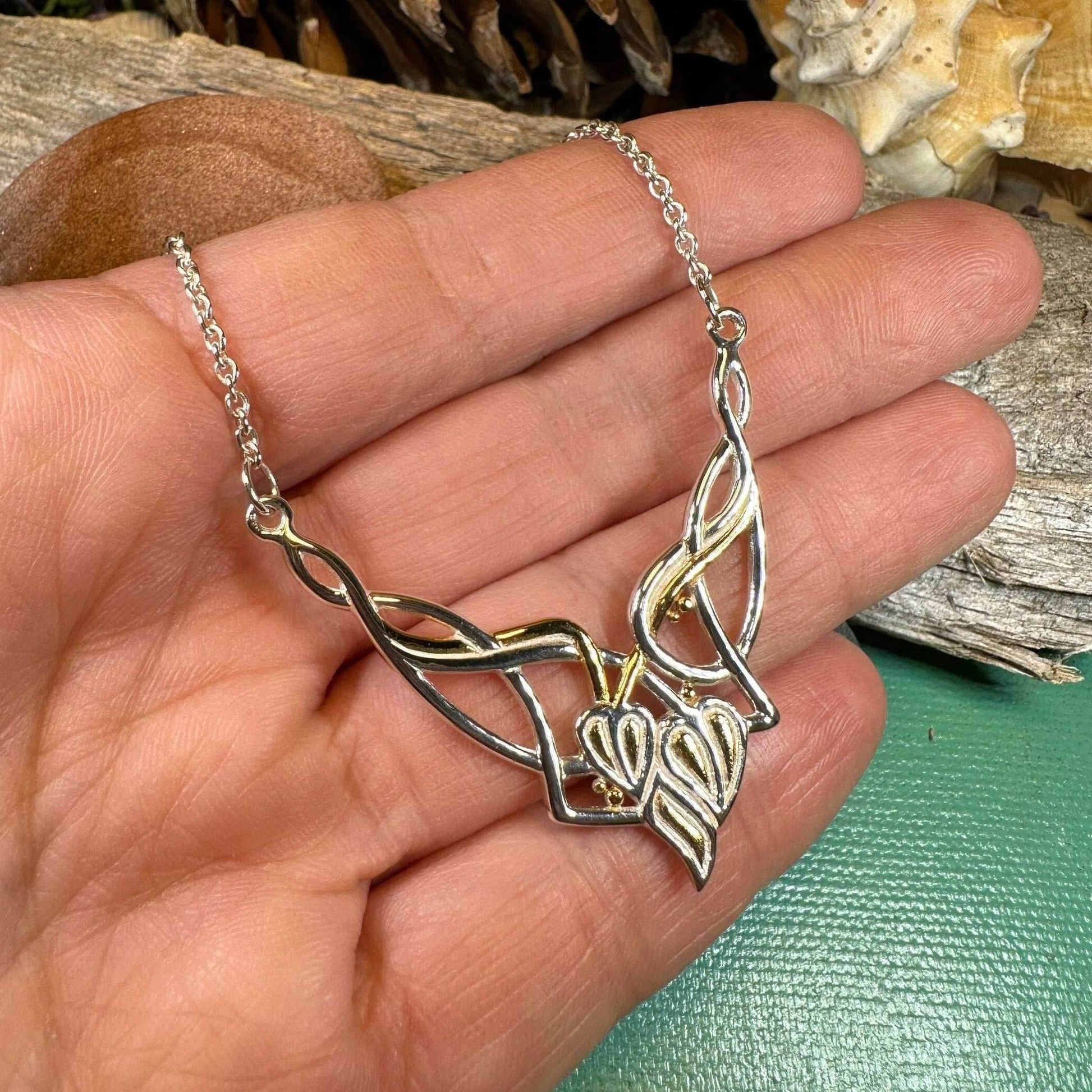 Meadow Celtic Leaf Necklace - 