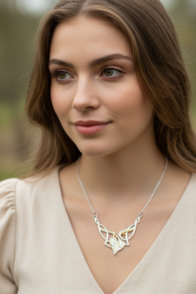 Meadow Celtic Leaf Necklace