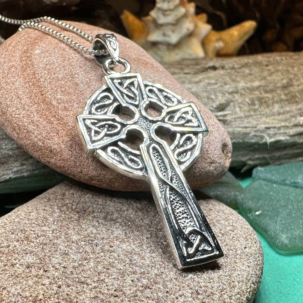 Dedication Celtic Cross Necklace - 18