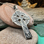Dedication Celtic Cross Necklace - 18
