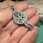 Dedication Celtic Cross Necklace - 18