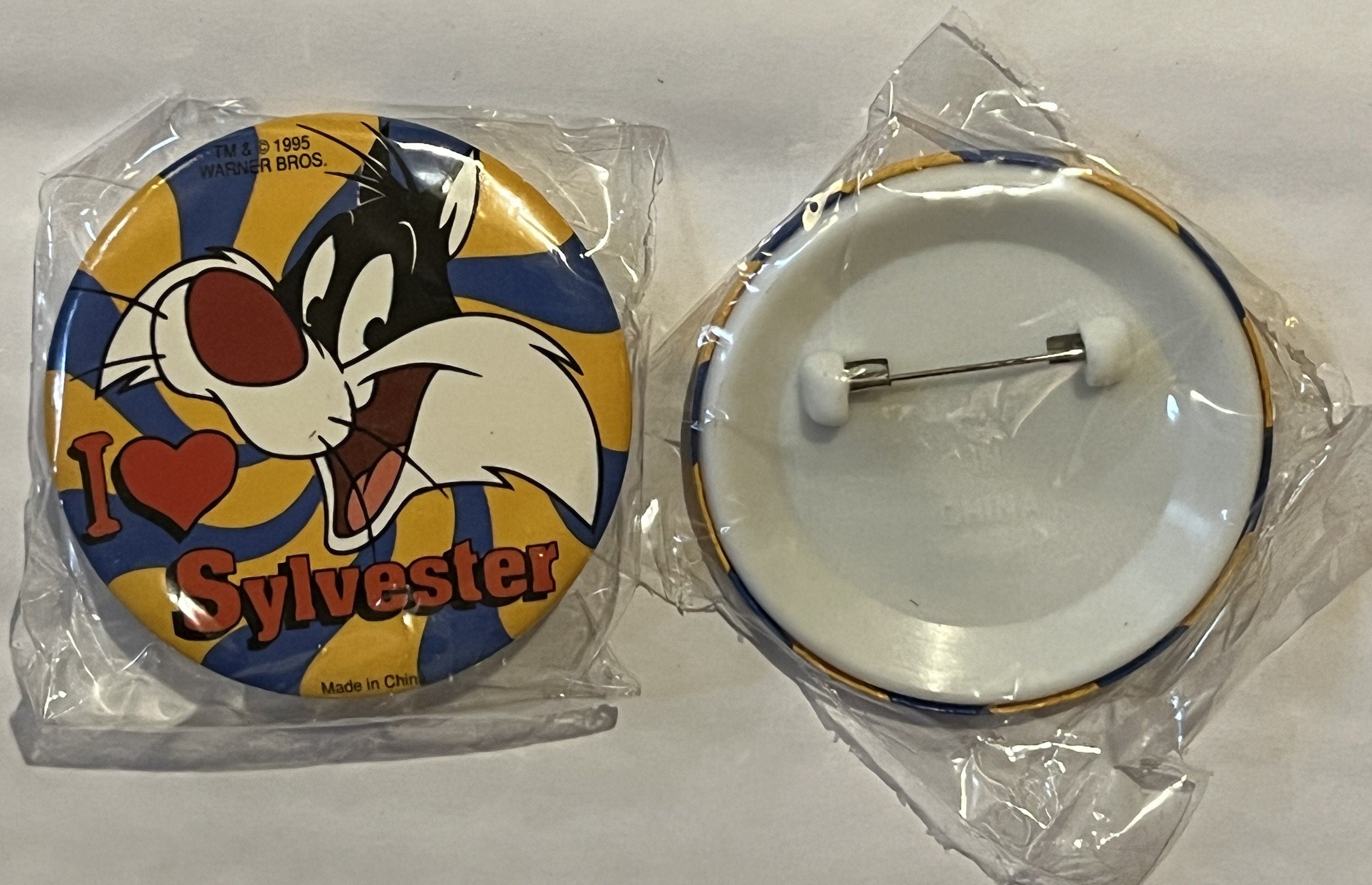Rare 1995 Sylvester Looney Tunes Pin for Cartoon Collectors