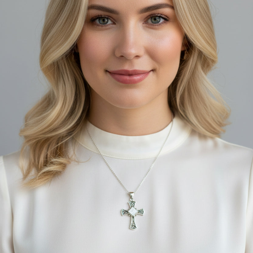 Divinity Celtic Cross Necklace