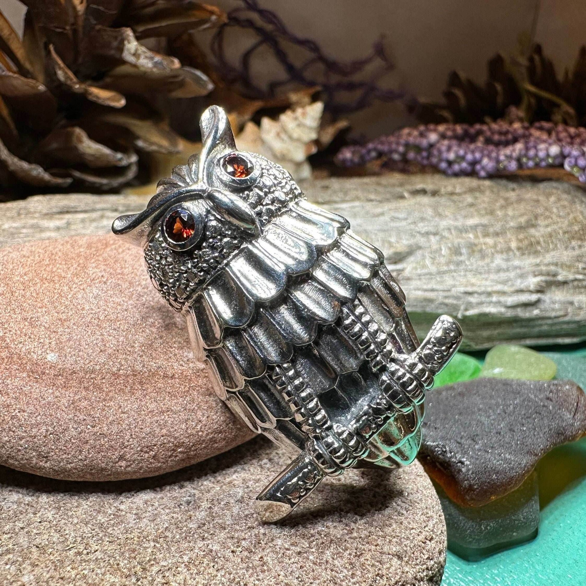 Athena Owl Necklace & Brooch - 18