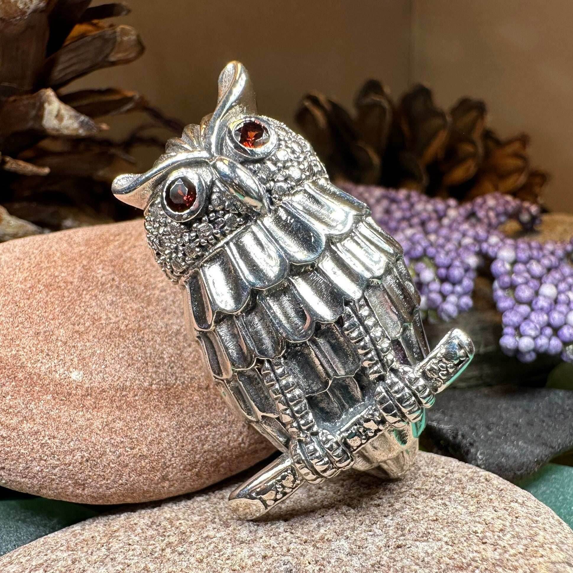 Athena Owl Necklace & Brooch - 18