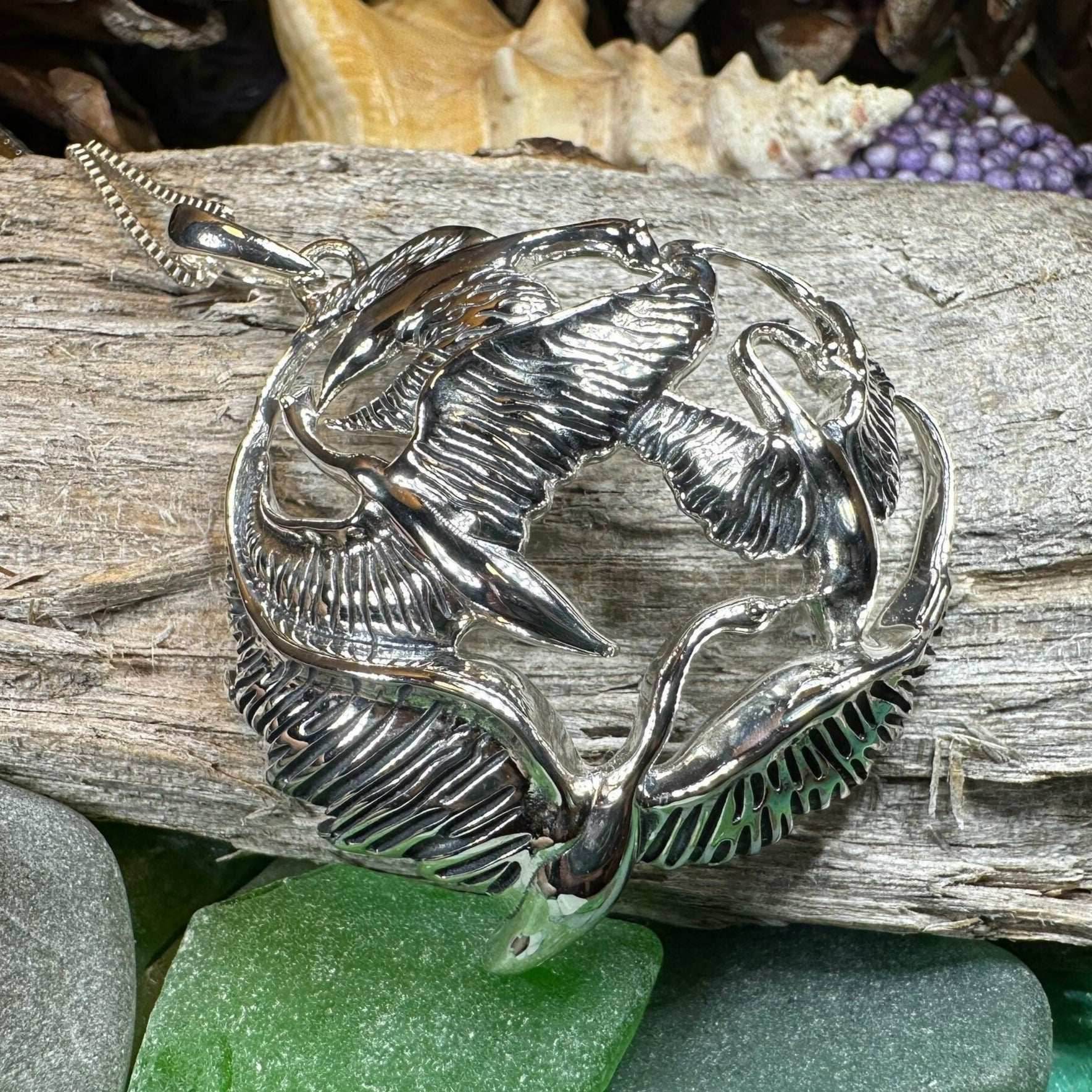 Children of Lir Swan Necklace - 18