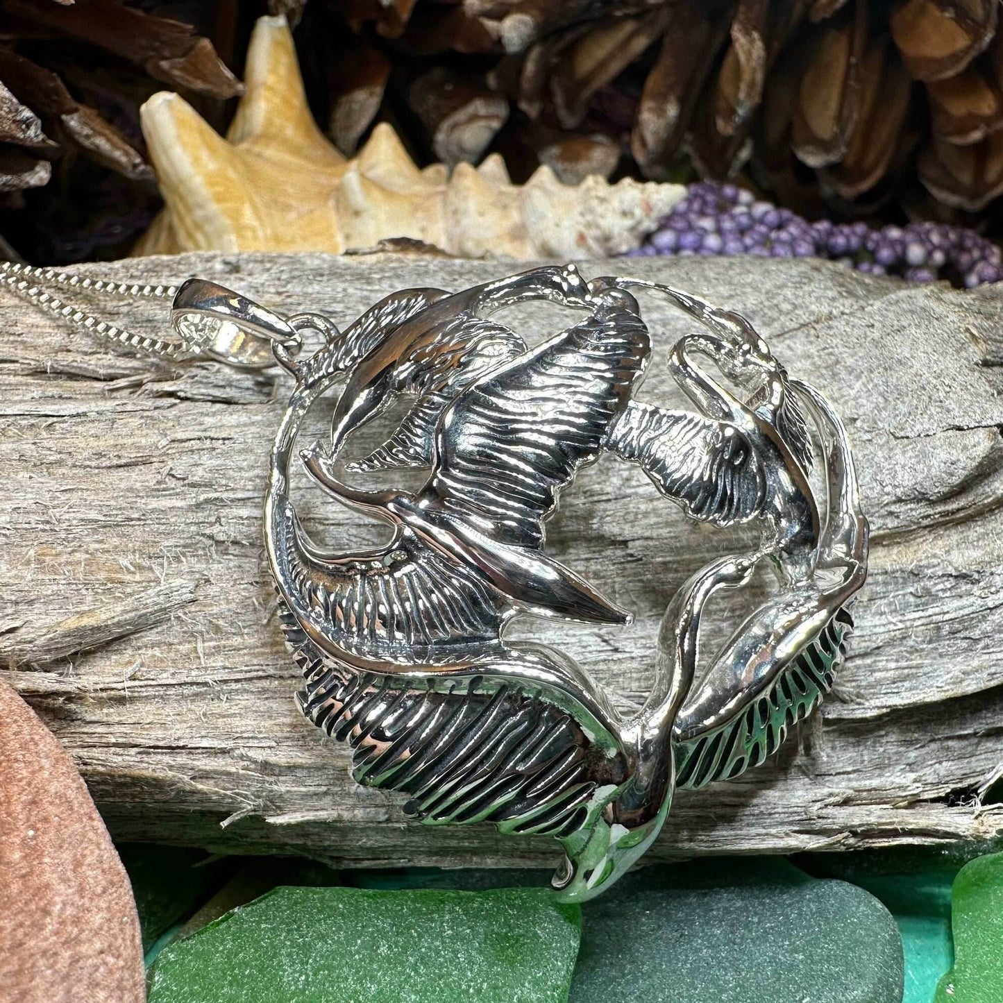 Children of Lir Swan Necklace - 18