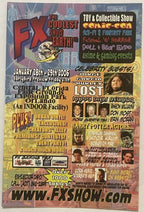 Rare 2006 Comic Con Horror Fest Vintage Collectible Show Card