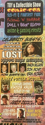 Rare 2006 Comic Con Horror Fest Vintage Collectible Show Card