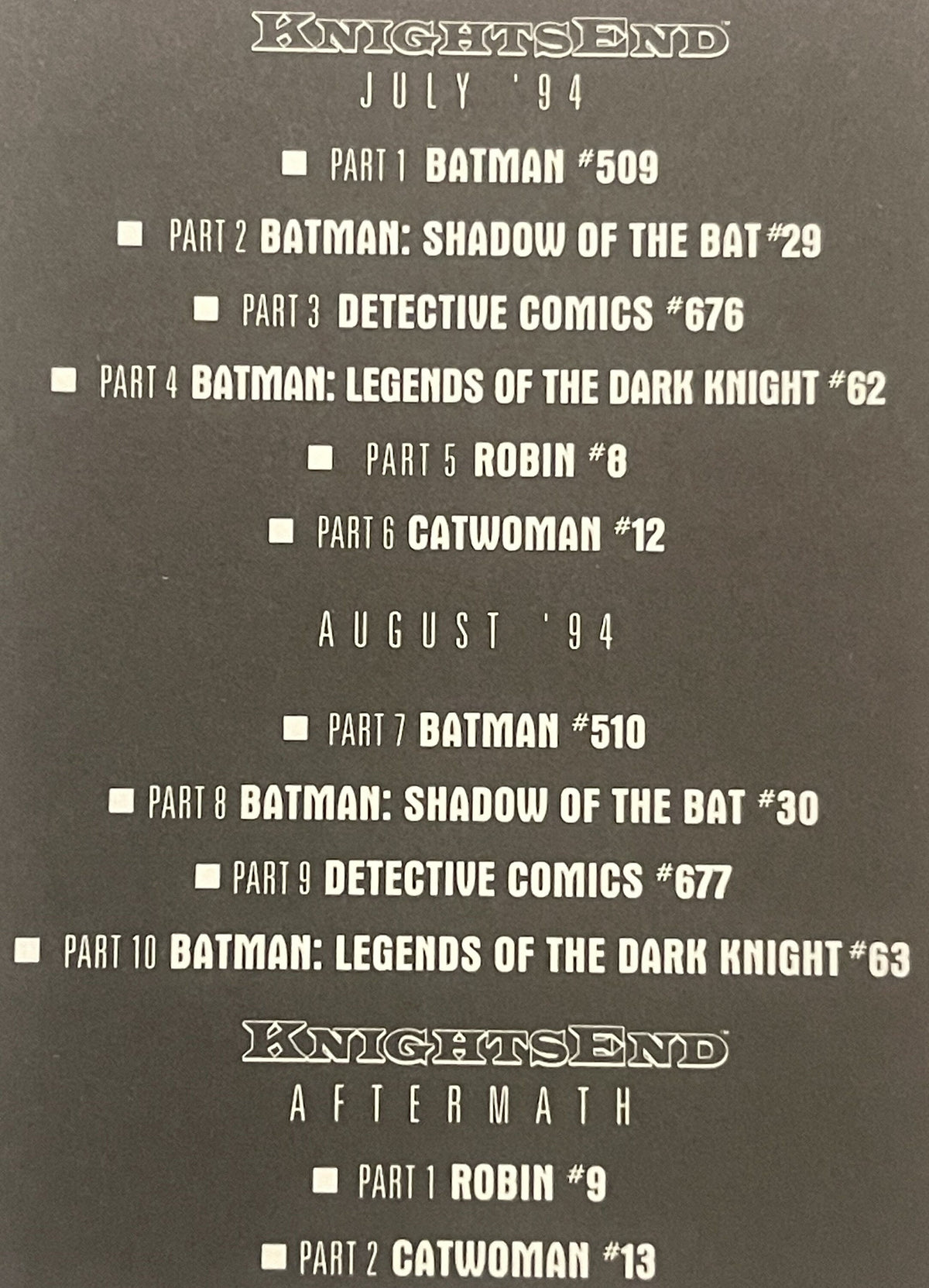 Vintage 1990s Batman vs Batman DC Comics Postcard 🦇 | Graham Nolan Art