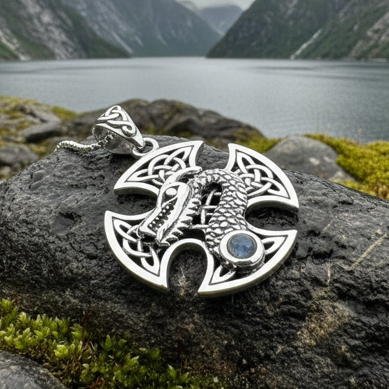Dragonheart Celtic Cross Necklace