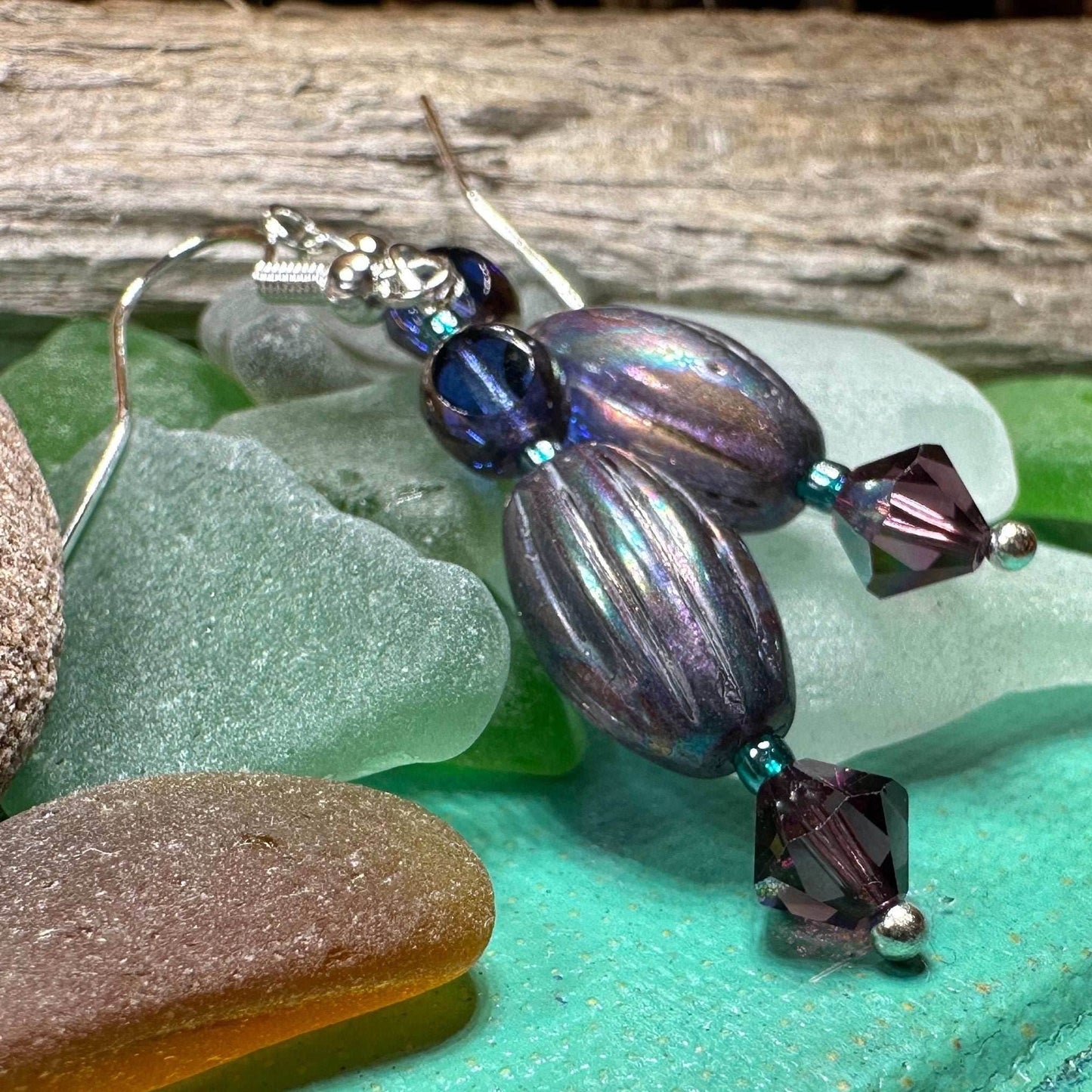 Summer Rain Crystal Earrings - 