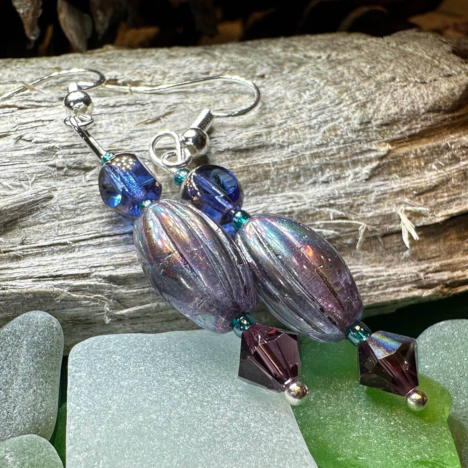 Summer Rain Crystal Earrings - 
