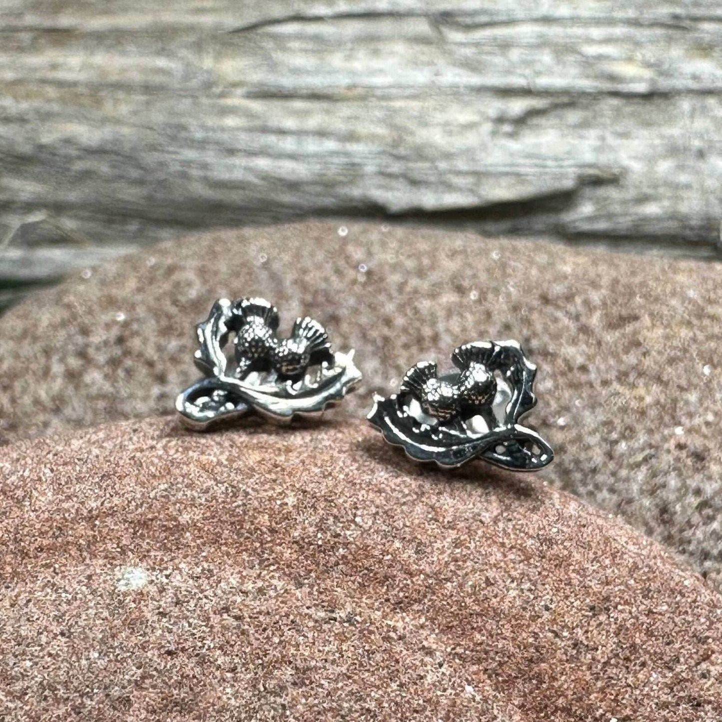Petite Double Thistle Earrings - 
