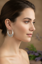 Carys Celtic Hoop Earrings