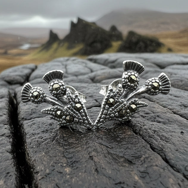 Aerona Thistle Stud Earrings