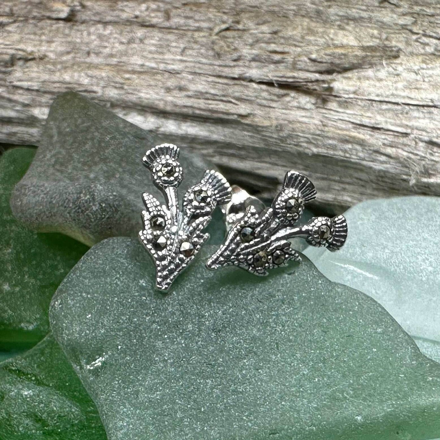 Aerona Thistle Stud Earrings - 