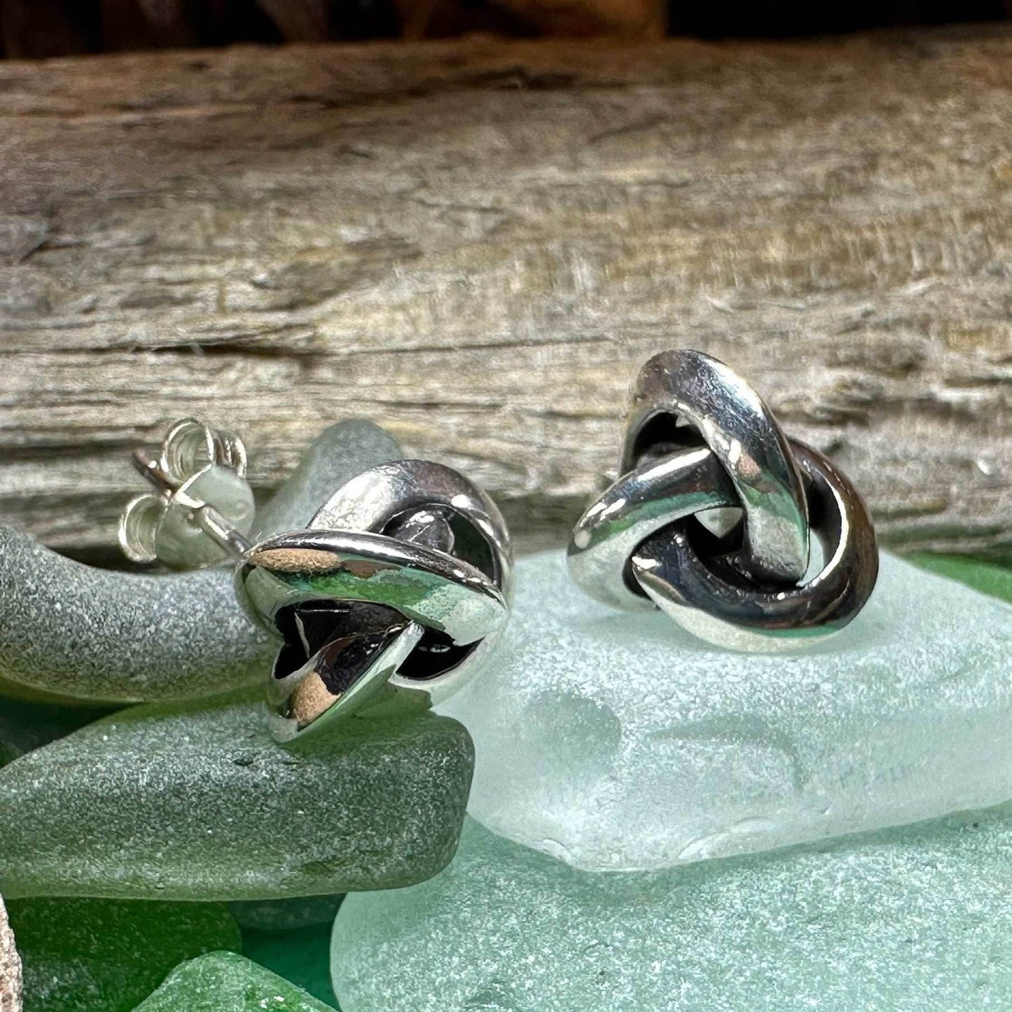 Vaylia Celtic Knot Post Earrings - 