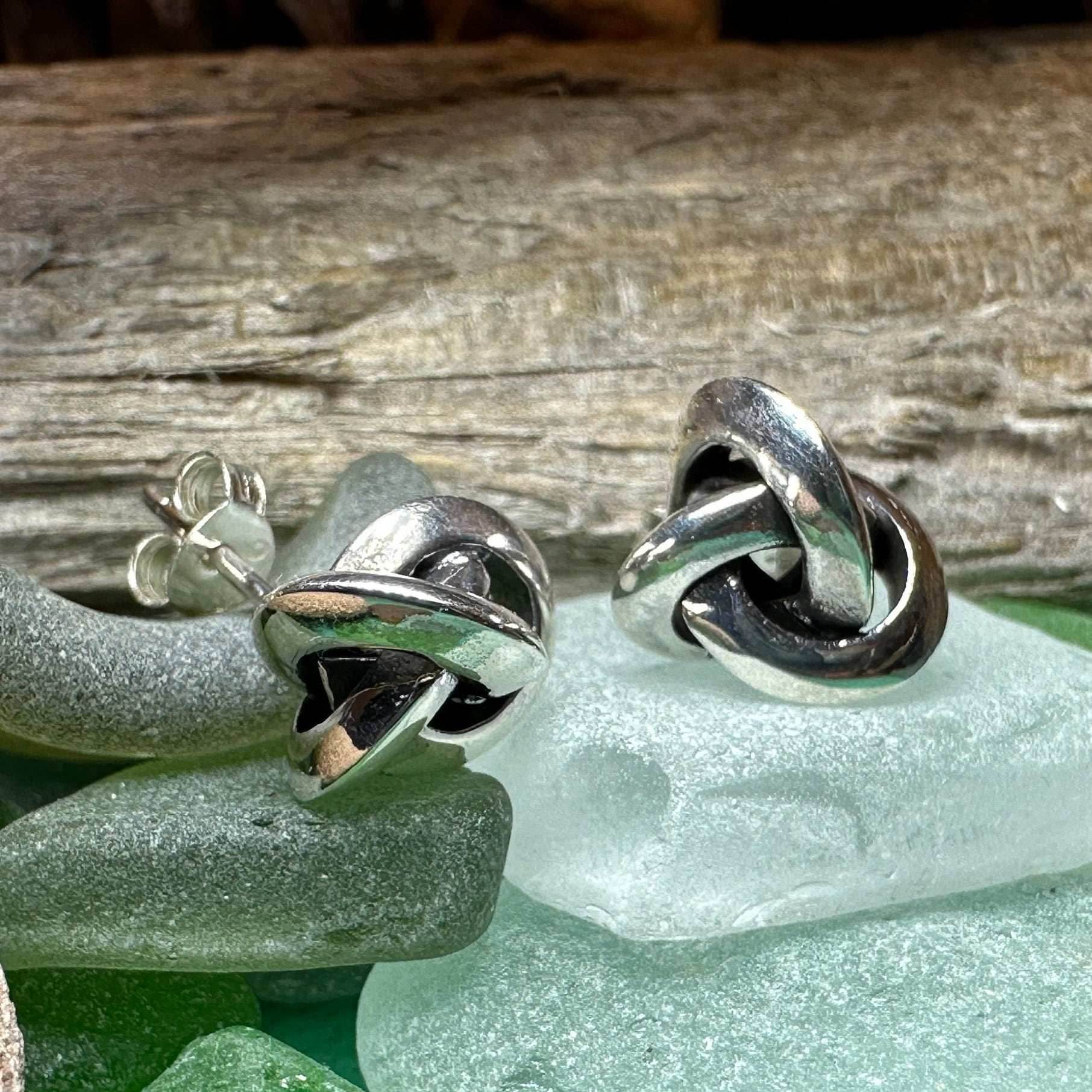 Vaylia Celtic Knot Post Earrings - 