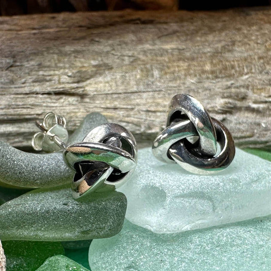 Vaylia Celtic Knot Post Earrings - 