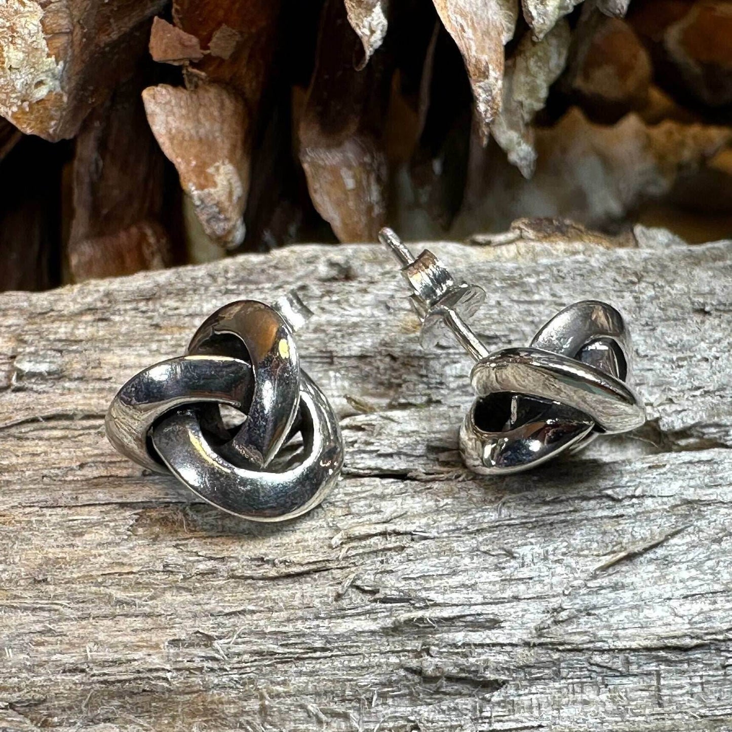 Vaylia Celtic Knot Post Earrings - 