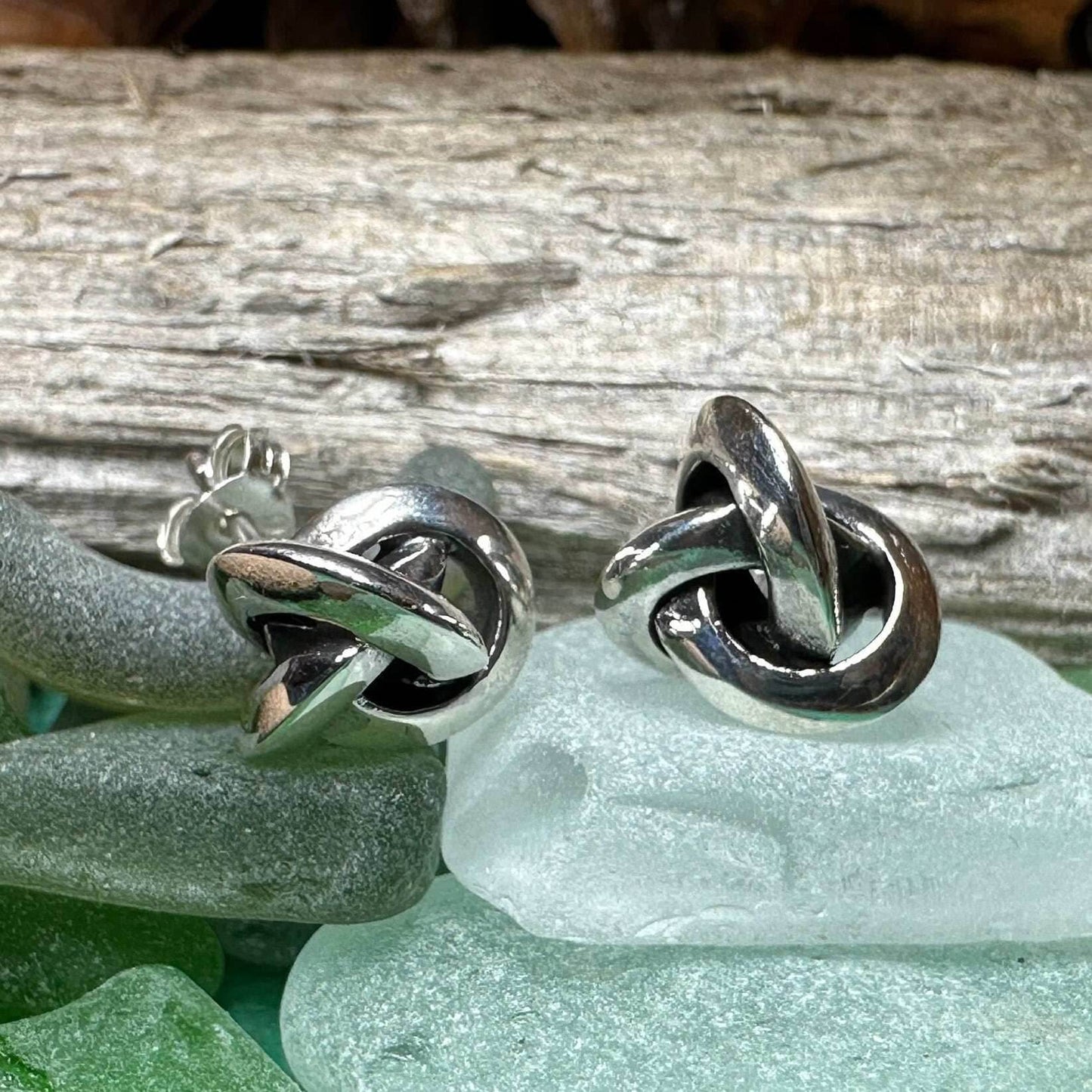 Vaylia Celtic Knot Post Earrings - 