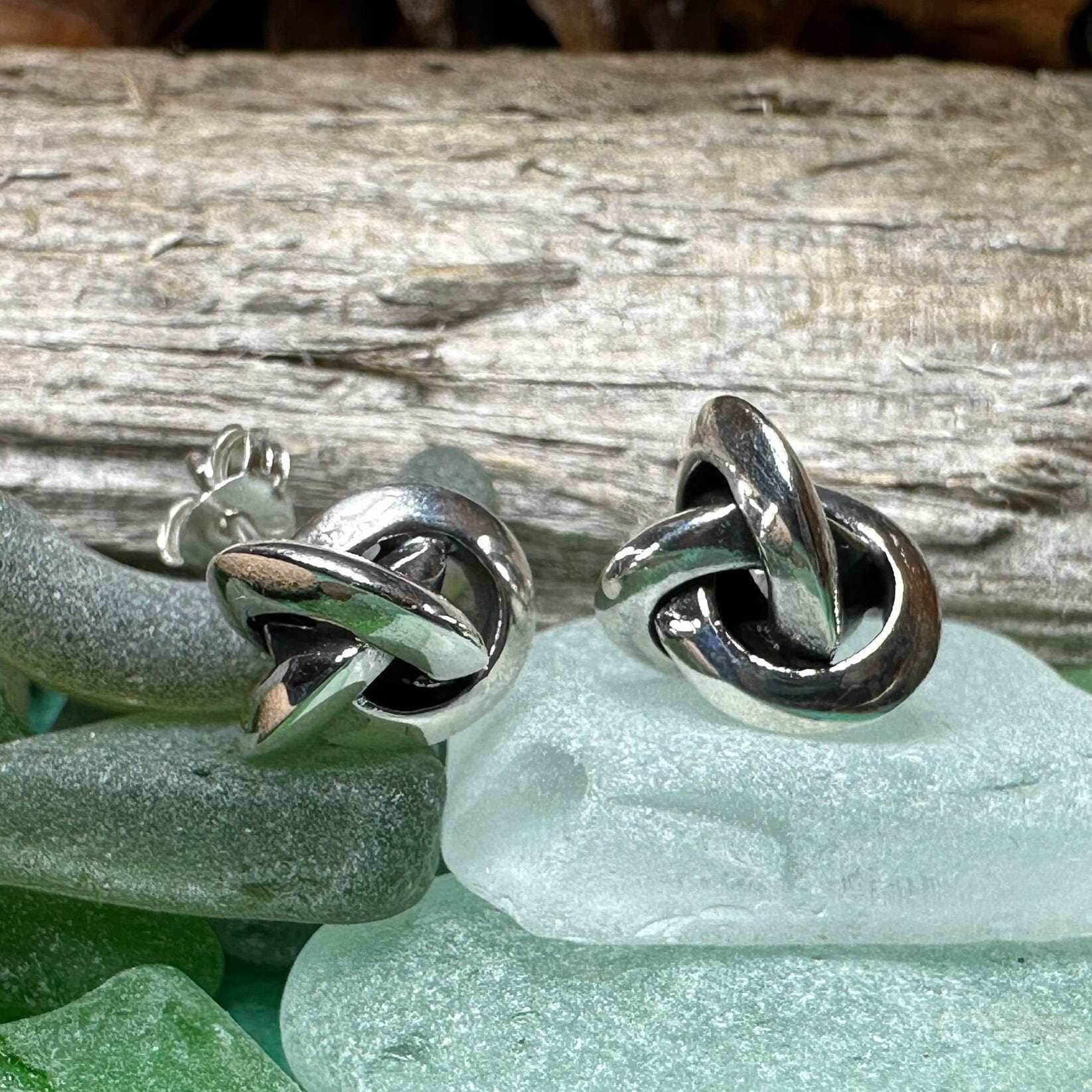 Vaylia Celtic Knot Post Earrings - 