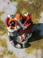 Dragon 3D Printed Dice Tower - Mythic Roll Collection by Unchained Games - Ascend to New Heights with your Rolls! - Black / Yes- Include Random Dice Set