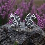 Gargoyle Dragon Post Earrings