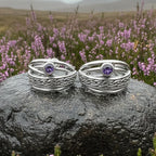 Raela Celtic Hoop Earrings