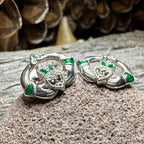 Dalia Claddagh Stud Earrings - 