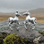 Prancing Horse Post Earrings